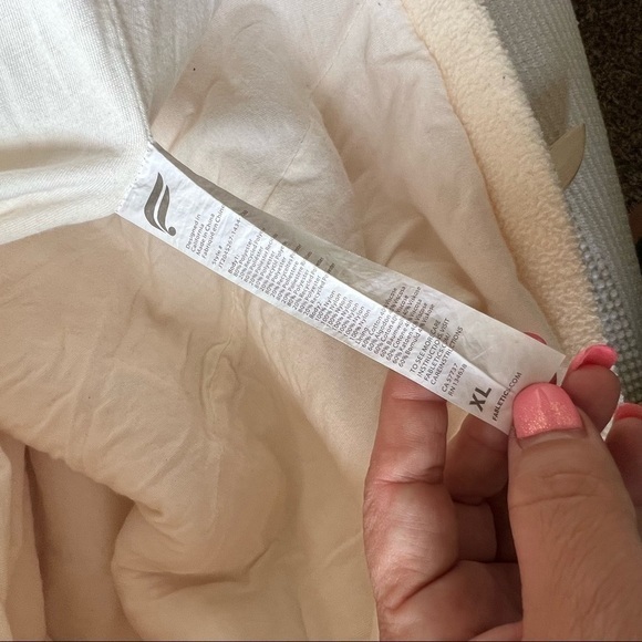 Fabletics Lotta Sherpa Fleece 1/2 Zip Pullover SIZE XL pocket warm cozy thick - Picture 10 of 13